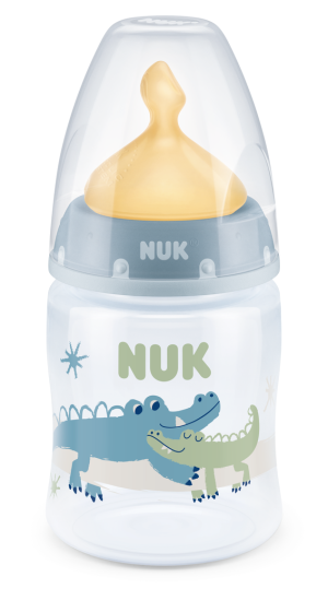NUK - First Choice РР шише Temperature control 150мл каучук 0-6 мес. М микс 