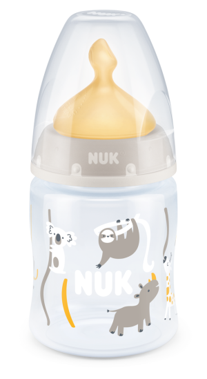 NUK - First Choice РР шише Temperature control 150мл каучук 0-6 мес. М микс 
