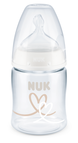 NUK -  First Choice РР шише Temperature control 150мл силикон 0-6 мес. М микс 