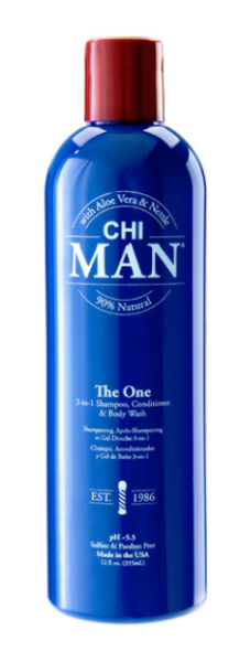 CHI MAN THE ONE 3 в 1 Шампоан, Балсам и Душ Гел за Мъже 