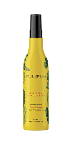 Paul Rivera - SUNNY SFACION - Protective hair oil – Слънцезащитно олио за коса с UV филтри и витамин Е. 150 ml