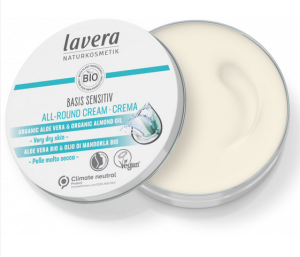 Lavera - BASIS SENSITIV  - Крем за Тяло с Био масло от бадем и Алое Вера.150 ml