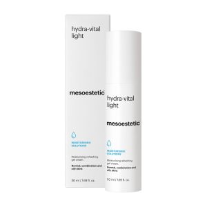 Mesoestetic - Хидратиращ и подхранващ крем за лице за комбинирана и мазна кожа / Hydra-vital light. 50 ml