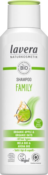 Lavera - Шампоан FAMILY - Нежно почистване за малки и големи. 250 /500 ml