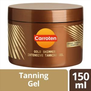 Carroten - Гел за тяло за интензивен и бърз тен - Gold Shimmer Tannig Gel  150 ml.