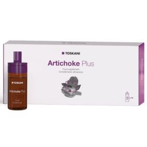 TOSKANI Cosmetics -  ARTICHOKE PLUS  Детокс ампули за дрениране с артишок. 14  х 10 ml