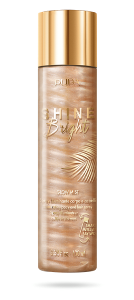 PUPA MILANO - SHINE BRIGHT  GLOW MIST / ОЗАРЯВАЩ СПРЕЙ ТЯЛО КОСА.  100 ml