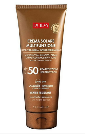 Pupa -  SUN  Multifunction Sunscreen Cream / Слънцезащитен крем.  SPF 50 . 75/200 ml