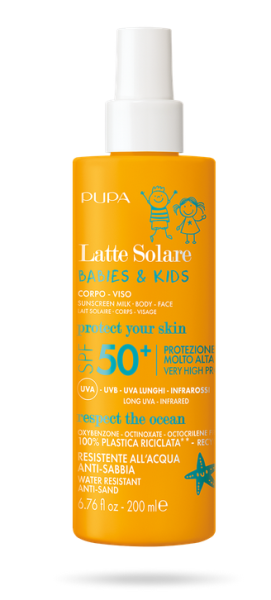 Pupa - SUN - Babies & Kids Sunscreen Milk SPF 50+  / СЛЪНЦЕЗАЩИТНО МЛЯКО ЗА ДЕЦА. 200 ml