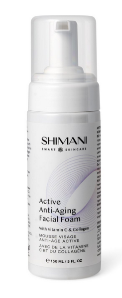 SHIMANI - BO:FI Active Anti-Aging Facial Foam/ Пяна за лице с Вит.С и колаген . 150 ml