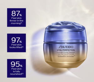 Shiseido - Vital Perfection Overnight Firming Treatment  - Нощен стягащ лифтинг крем. 50ml