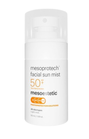 Mesoestetic - Слънцезащитен спрей за лице SPF50+ / mesoprotech® antiaging facial sun mist SPF 50+ . 50 ml