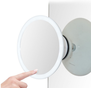 Lanaform - Огледало с една страна и увеличение X 5 / 2-in-1 Mirror - LED illuminated mirror ×5.
