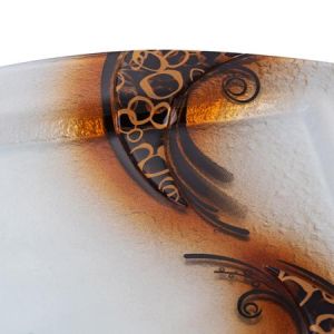 Moda Mostra - Поднос Black Beauty + 6 чаши за вода