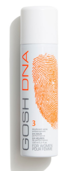 Gosh - Дезодорант за тяло против изпотяване DNA 3. 150 ml
