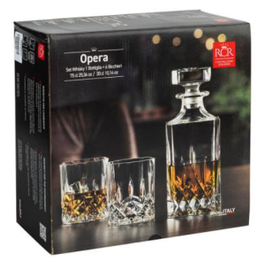 RCR ITALY - Opera Сет за уиски / бутилка + 6 чаши