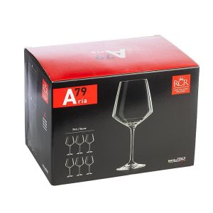 RCR ITALY - ARIA Комплект от 6 чаши за вино