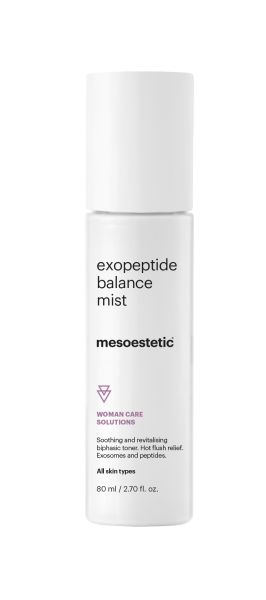 Mesoestetic - Woman Care Solutions Екзопептиден балансиращ спрей-мист с ЕКЗОЗОМИ.  80ml