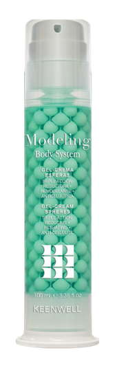 Keenwell -  MODELING BODY Гел крем със сфери с тройно действие - редуциране, стягане, антицелулит.100 ml