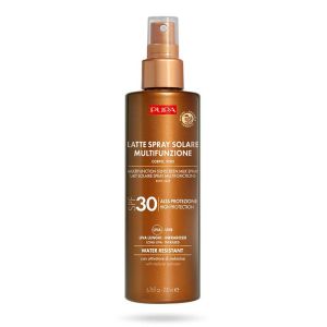 Pupa - SUN - MULTIFUNCTION SUNSCREEN MILK SPRAY SPF 15 / SPF 30   - Слънцезащитно мляко спрей за тяло, лице и коса   SPF 15 /  SPF30 . 200 ml