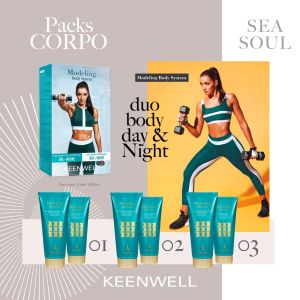 Keenwell - MODELING BODY SYSTEM  Duo Body Program 01 /  Промоционален комплект за тяло  -Антицелулитен крем  + Липо-слиминг нощна терапия . 200 § 200 ml