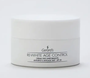 Gerard’s - RE-White / Изсветляващ крем против пигментация SPF 50. 50 ml