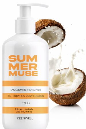 Keenwell - SUMMER MUSE РЕХИДРАТИРАЩА ЕМУЛСИЯ ЗА ТЯЛО  ХИБИСКУС И КОКО. 250 ml.