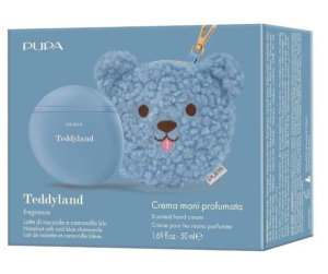 PUPA MILANO - TEDDYLAND  Ароматизиран крем за ръце + мини несесер във формата на мече.