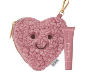 PUPA MILANO - TEDDYLAND  Балсам за устни + мини несесер във формата на сърце.10 ml