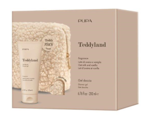 PUPA MILANO - TEDDYLAND  CHRISTMAS 2026  ДУШ ГЕЛ + НЕСЕСЕР / 6 аромата. 200 ml
