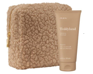 PUPA MILANO - TEDDYLAND  CHRISTMAS 2026  ДУШ ГЕЛ + НЕСЕСЕР / 6 аромата. 200 ml