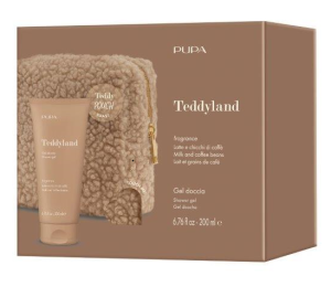 PUPA MILANO - TEDDYLAND  CHRISTMAS 2026  ДУШ ГЕЛ + НЕСЕСЕР / 6 аромата. 200 ml