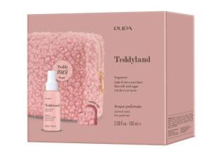 PUPA MILANO - TEDDYLAND  CHRISTMAS 2026  SCENTED WATER АРОМАТНА ВОДА ЗА ТЯЛО + НЕСЕСЕР / 6 аромата. 100 ml