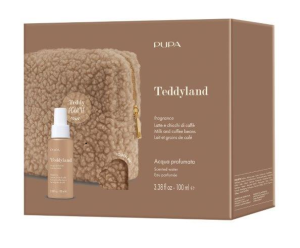 PUPA MILANO - TEDDYLAND  CHRISTMAS 2026  SCENTED WATER АРОМАТНА ВОДА ЗА ТЯЛО + НЕСЕСЕР / 6 аромата. 100 ml