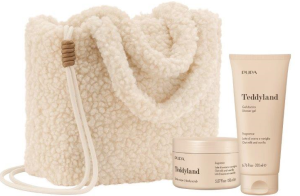PUPA MILANO - TEDDYLAND  CHRISTMAS 2026  SET  BODY SCRUB  & SHOWER GEL  / СЕТ  ЕКСФОЛИАНТ & ДУШ ГЕЛ &  ЧАНТА ТИП „ШОПЪР“   6 аромата. 200 & 150  ml