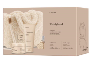 PUPA MILANO - TEDDYLAND  CHRISTMAS 2026  SET  BODY SCRUB  & SHOWER GEL  / СЕТ  ЕКСФОЛИАНТ & ДУШ ГЕЛ &  ЧАНТА ТИП „ШОПЪР“   6 аромата. 200 & 150  ml