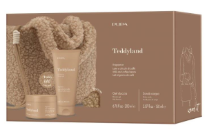 PUPA MILANO - TEDDYLAND  CHRISTMAS 2026  SET  BODY SCRUB  & SHOWER GEL  / СЕТ  ЕКСФОЛИАНТ & ДУШ ГЕЛ &  ЧАНТА ТИП „ШОПЪР“   6 аромата. 200 & 150  ml