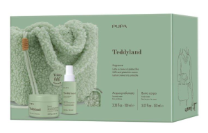 PUPA MILANO - TEDDYLAND  CHRISTMAS 2026  SET   SCENTED WATER  & BODY BUTTER  / СЕТ АРОМАТНА ВОДА  & МАСЛО ЗА ТЯЛО & ЧАНТА ТИП „ШОПЪР“   6 аромата. 100 & 150  ml