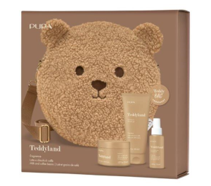 PUPA MILANO - TEDDYLAND  CHRISTMAS 2026  SET   SCENTED WATER  & BODY BUTTER  & SHOWER GEL / СЕТ АРОМАТНА ВОДА  & МАСЛО ЗА ТЯЛО & ДУШ ГЕЛ & ЧАНТА CROSSBODY   3 аромата. 100 & 150  ml