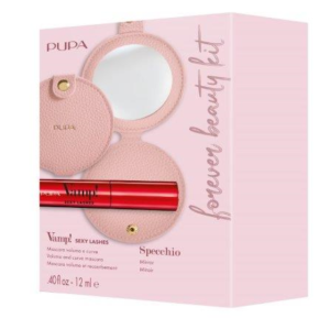 Pupa - VAMP! SET SEXY LASHES MASCARA + COMPACT MIRROR /    Комплект спирала за провокативен обем и красиво извити мигли & компактно огледало.