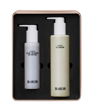Babor - CLEANSING HY-ÖL Cleanser & Phyto HY-ÖL Booster Hydrating Set / Комплект / Лимитиран комплект за почистване за нормална и суха кожа. 300 ml. 