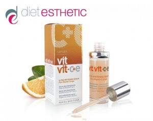 Diet Esthetic -  Серум за лице VIT VIT C+E – ултра избелващ, 30 ml