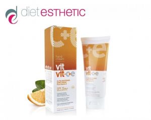 Diet Esthetic -  Крем за ръце VIT VIT C+E SPF 15 – ултра избелващ, 100 ml