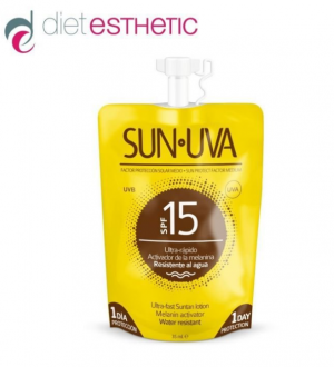 Diet Esthetic -  Слънцезащитен мини-лосион, меланин-активатор SUN UVA - SPF 15 , 35 ml