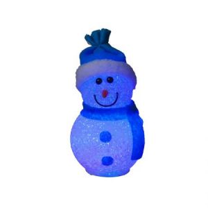 Светещи фигури - Снежен човек светещ 12 см
