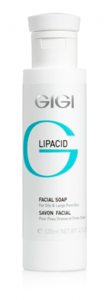 GIGI - LIPACID - Facial soap - Антибактериален течен “сапун” за  мазна  и проблемна кожа. 120 ml