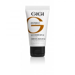 GIGI -  ESTER C - MOISTURIZER  SPF 20 - Oвлажняващ избелващ крем за нормална и суха кожа SPF 20. 50 ml