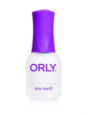 Orly -  Бързо съхнещ топ лак SEC’N DRY. 18 ml.