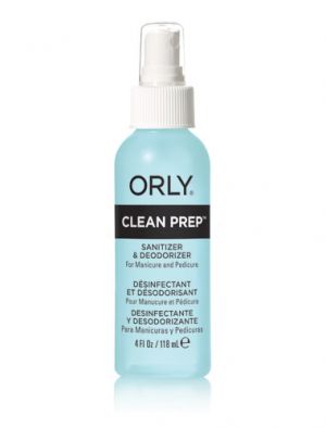Orly - Дезинфектант Обезмаслител за нокти, ръце и крака CLEAN PREP™. 120 ml.