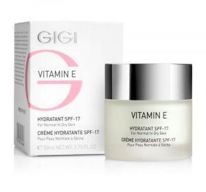 GIGI - VITAMIN E – HYDRATANT SPF 20 - Овлажняващ крем за нормална и суха кожа . 50 ml